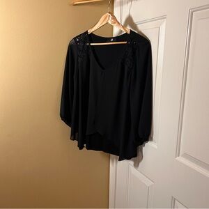 Elegant Black Women's Top
